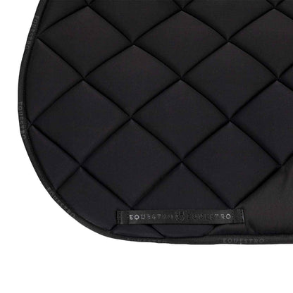 Black rhinestone logo saddle pad - EQUESTRO