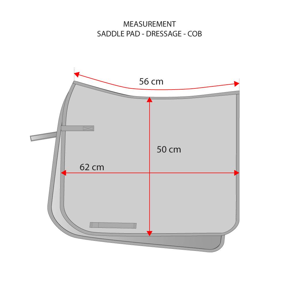 Tapis de selle Champagne DRESSAGE - Equestrian Stockholm