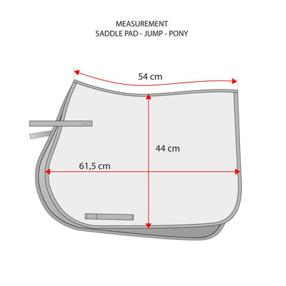Tapis de selle Dusty pink - Equestrian Stockholm