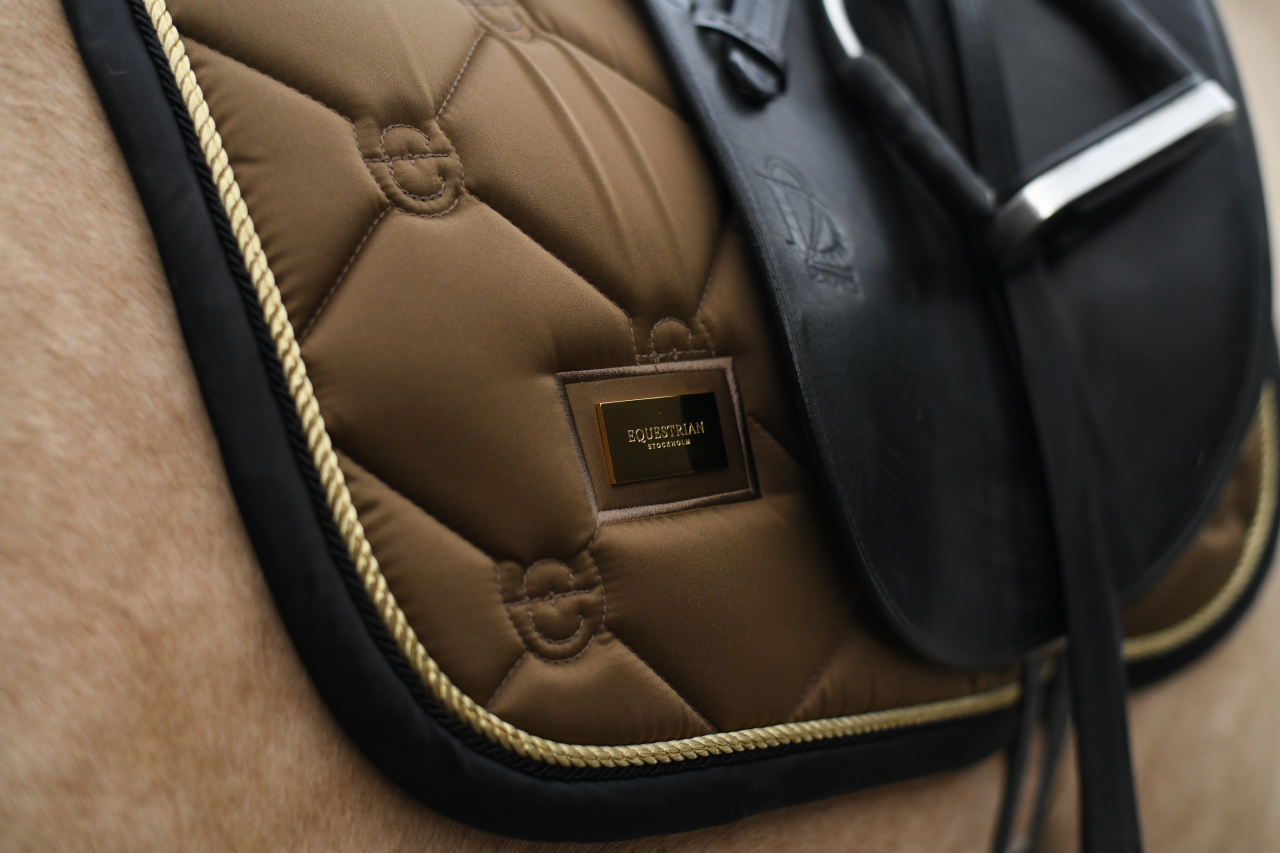 Golden Brass saddle pad - Equestrian Stockholm 