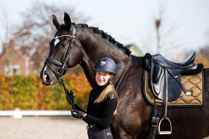 Golden Brass saddle pad - Equestrian Stockholm 