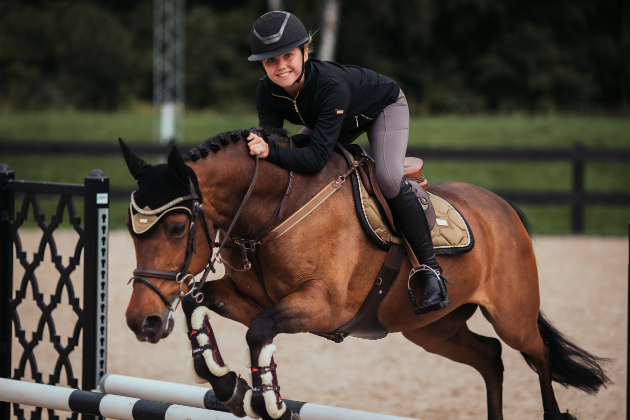 Golden Brass saddle pad - Equestrian Stockholm 