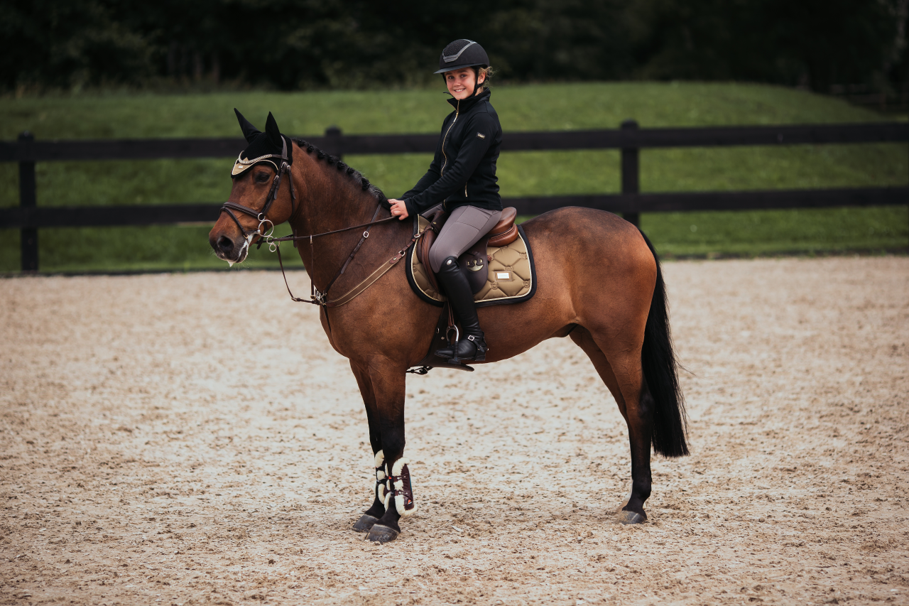 Golden Brass saddle pad - Equestrian Stockholm 