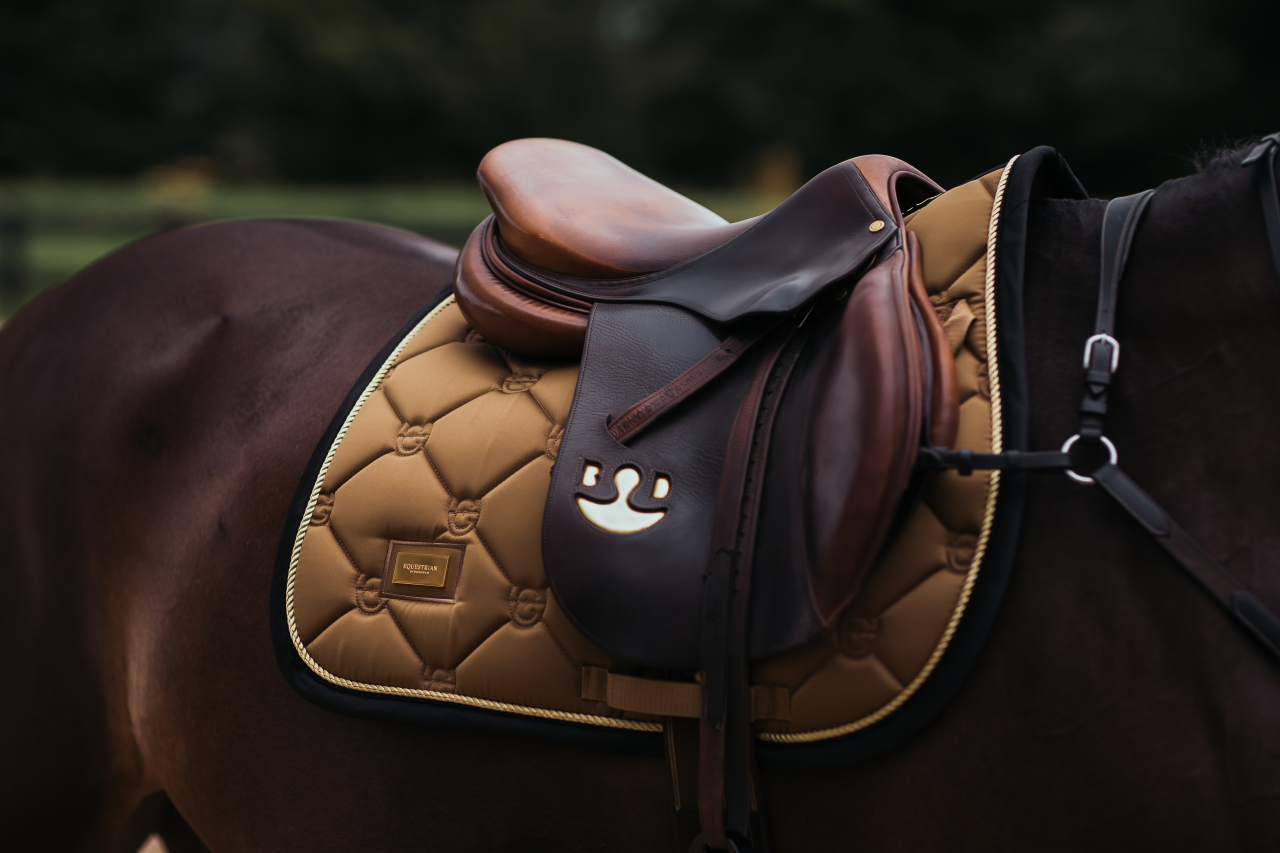 Golden Brass saddle pad - Equestrian Stockholm 