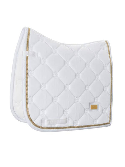 White Perfection Gold saddle pad - Equestrian Stockholm 