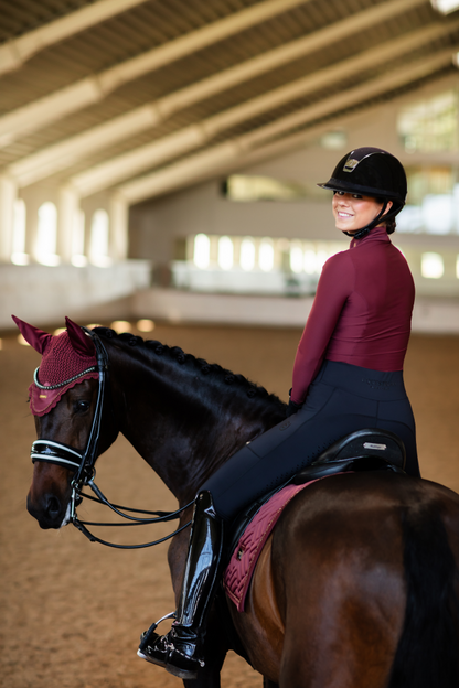 Tapis de selle Modern New Maroon - Equestrian Stockholm