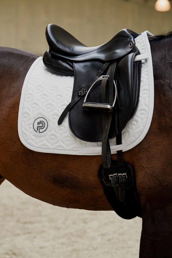 HighGloss Peacock Platinum Pure saddle pad - Eskadron