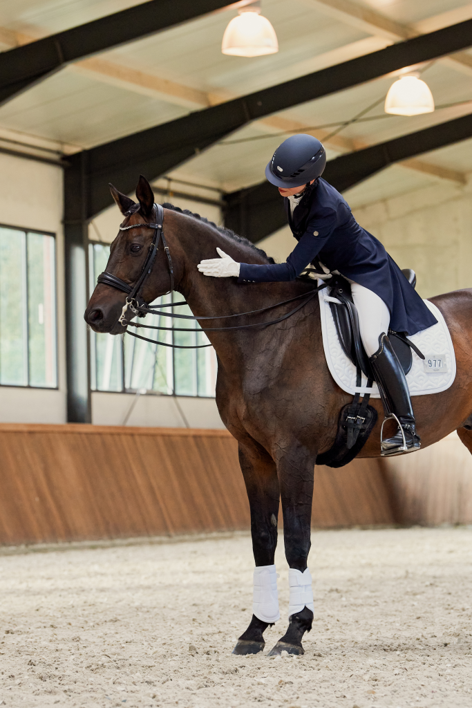 HighGloss Peacock Platinum Pure saddle pad - Eskadron