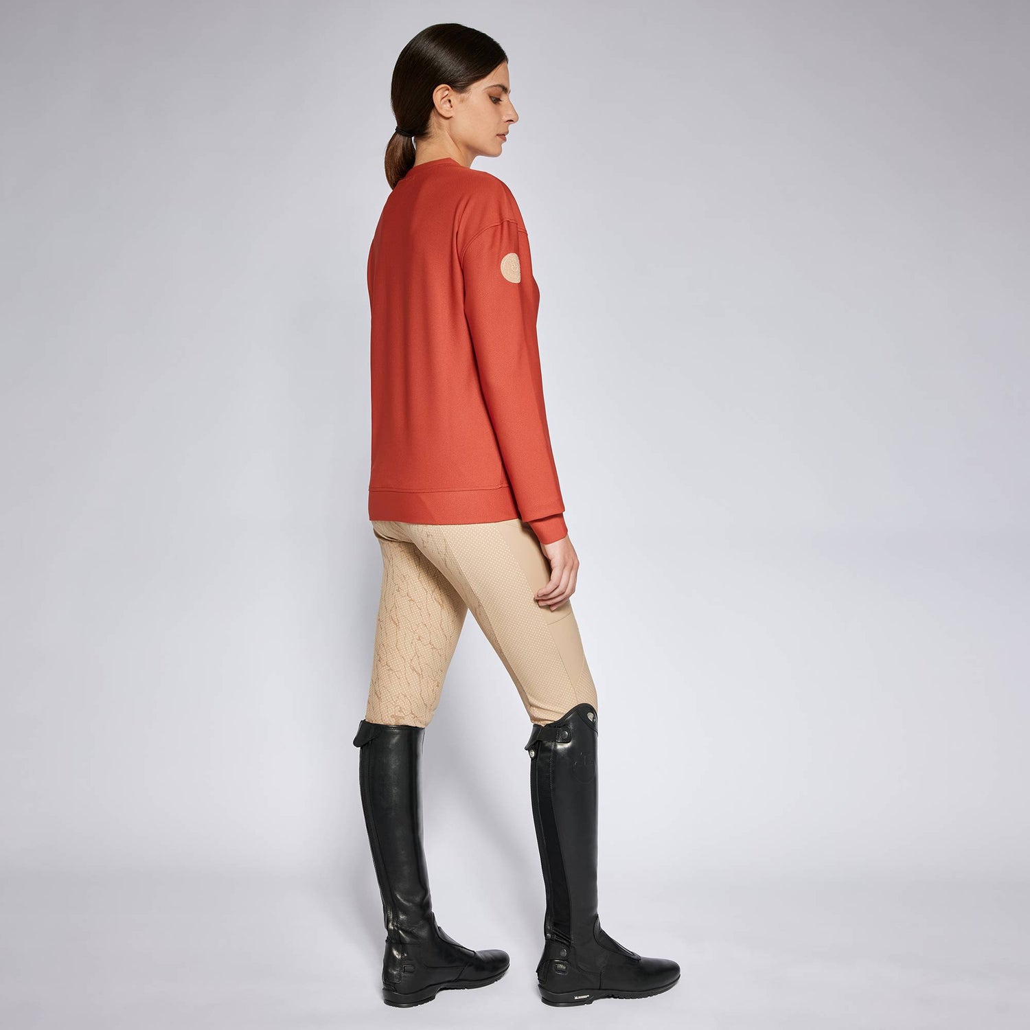 Sweat Diagonal Wave col rond - CAVALLERIA TOSCANA