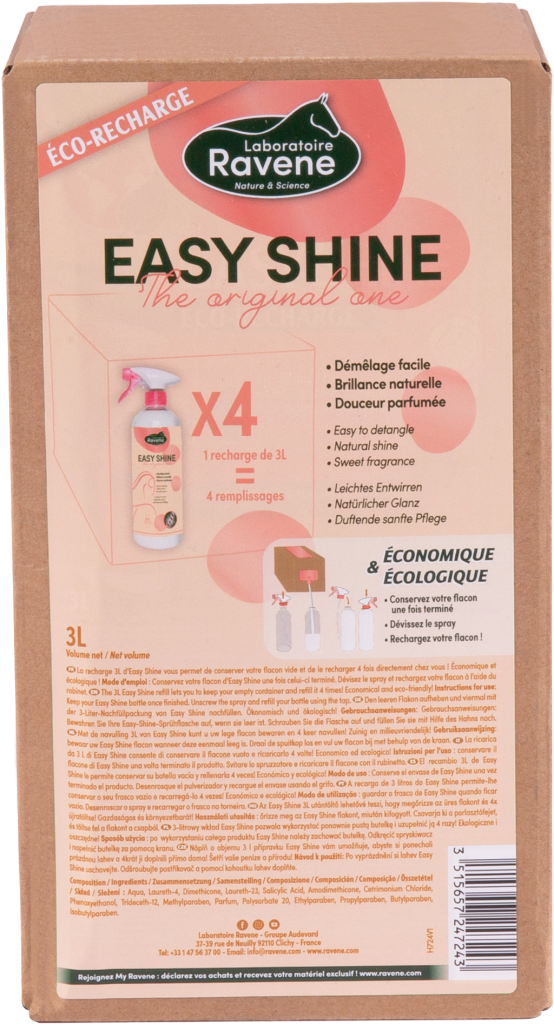 Eco-recharge démêlant Easy shine - Ravène