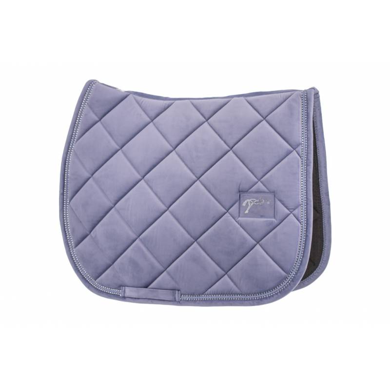 New Strass saddle pad blue gray - PENELOPE COLLECTION