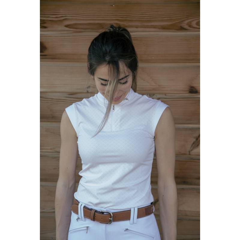 Seville short-sleeved competition polo shirt - PENELOPE COLLECTION