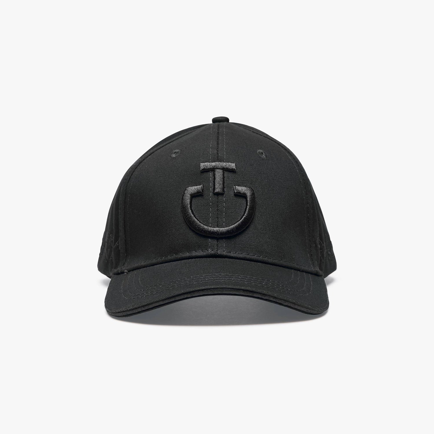 Black embroidered cap - Cavalleria Toscana