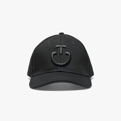 Black embroidered cap - Cavalleria Toscana