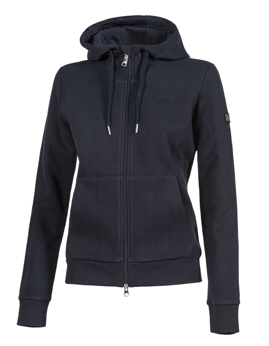 Esaste zipped hooded sweatshirt - EQUILINE