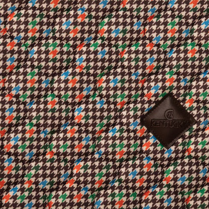 Tapis de selle Pied de poule brun orange MIXTE - Kentucky