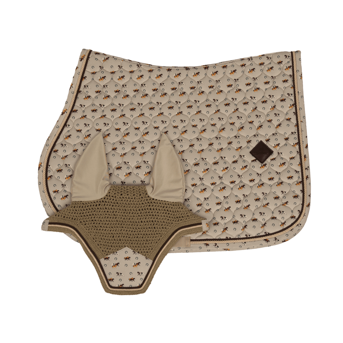 Tapis de selle Velvet Horse printing MIXTE - KENTUCKY