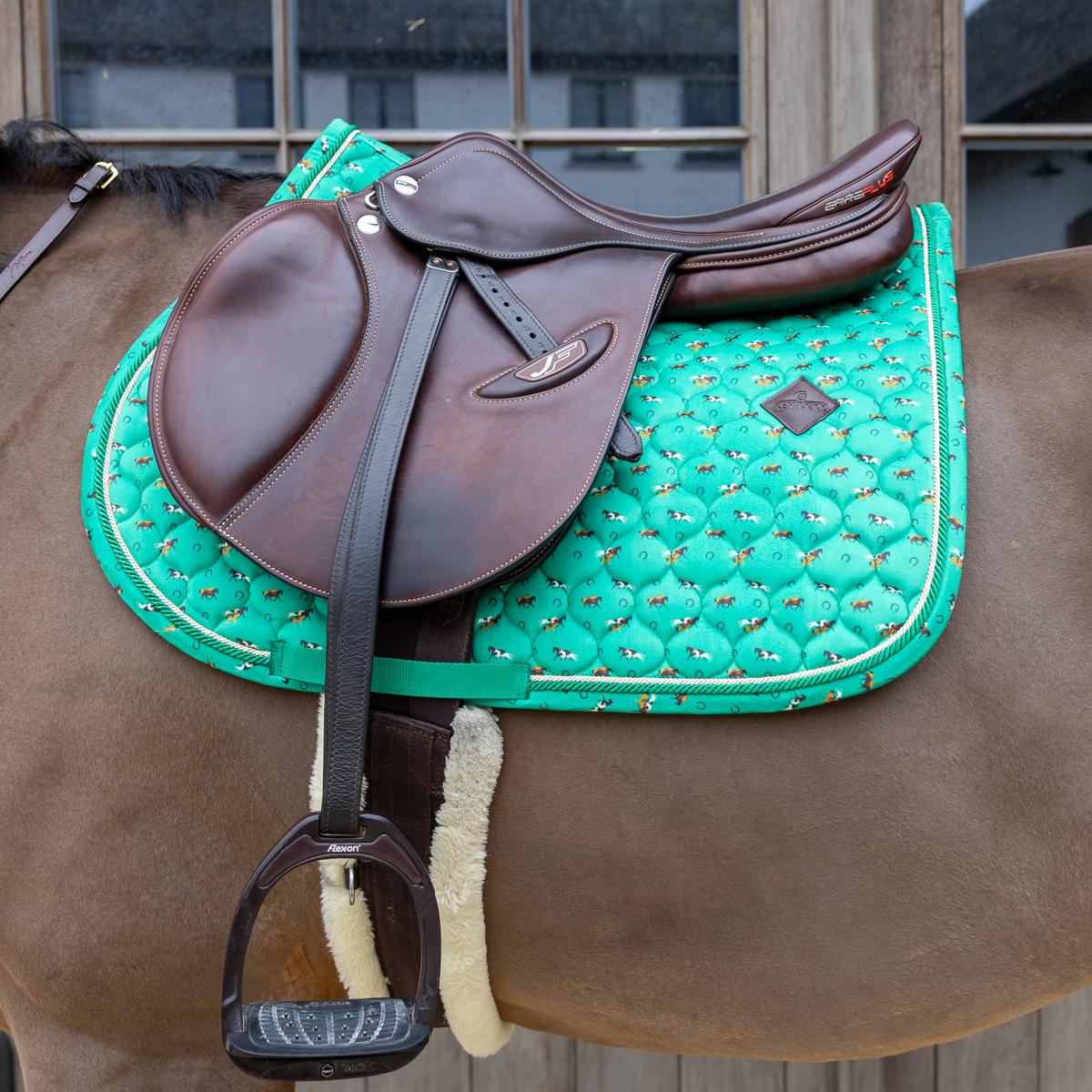 Tapis de selle Velvet Horse printing MIXTE - KENTUCKY