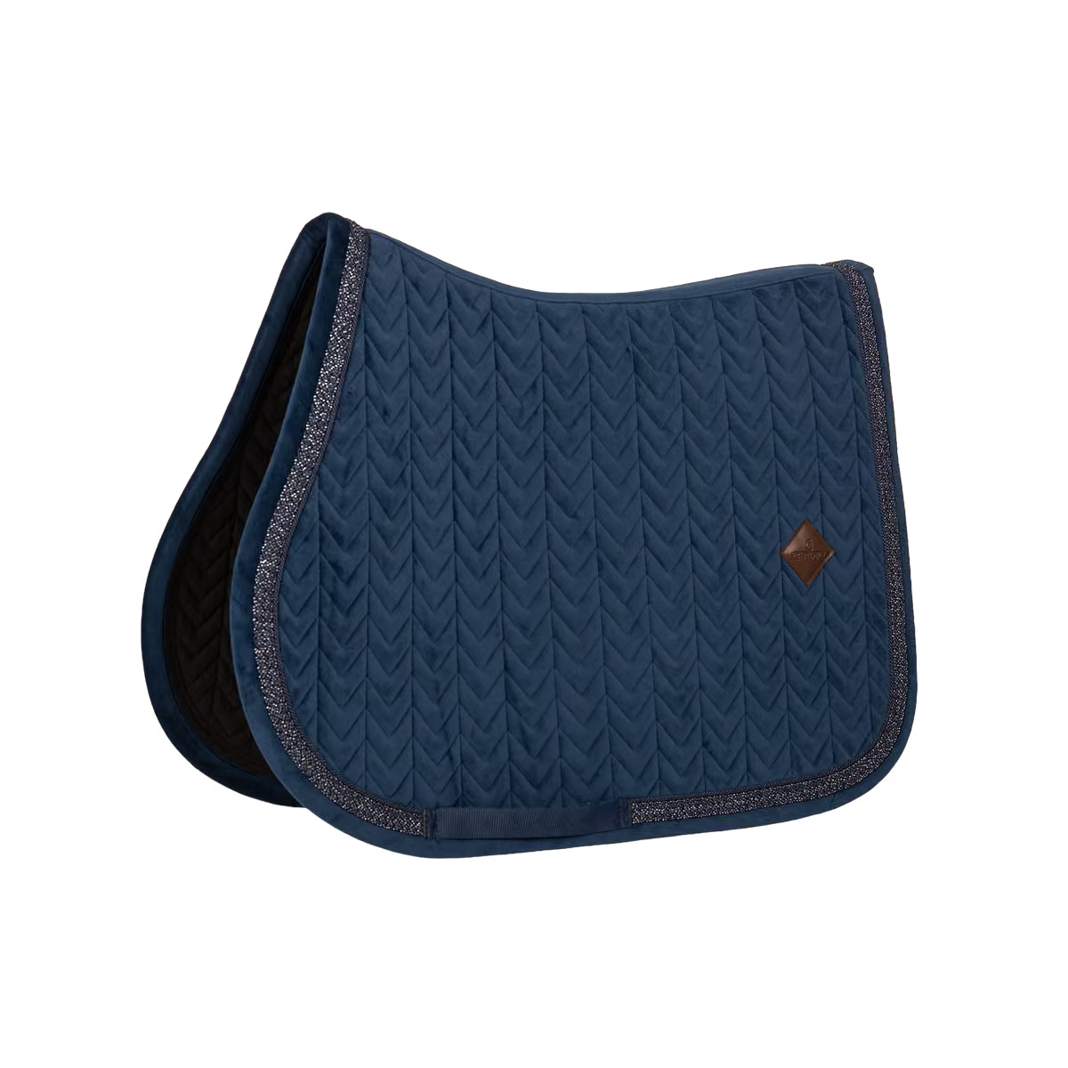 Tapis de selle Velvet Fishbone Plaited Glitter Rope MIXTE - Kentucky