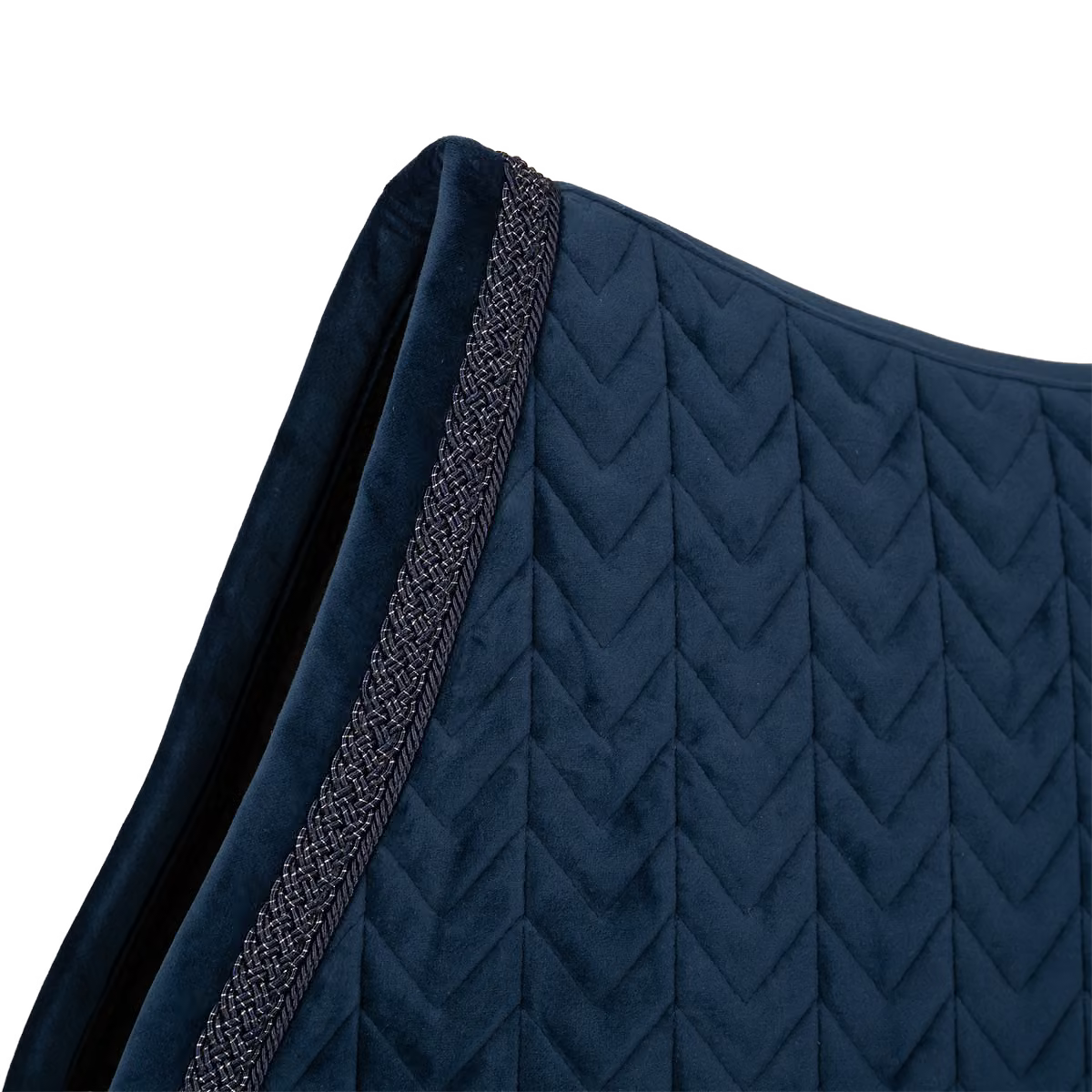 Tapis de selle Velvet Fishbone Plaited Glitter Rope MIXTE - Kentucky