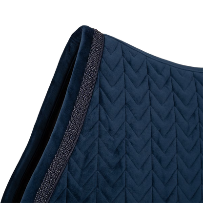 Tapis de selle Velvet Fishbone Plaited Glitter Rope MIXTE - Kentucky