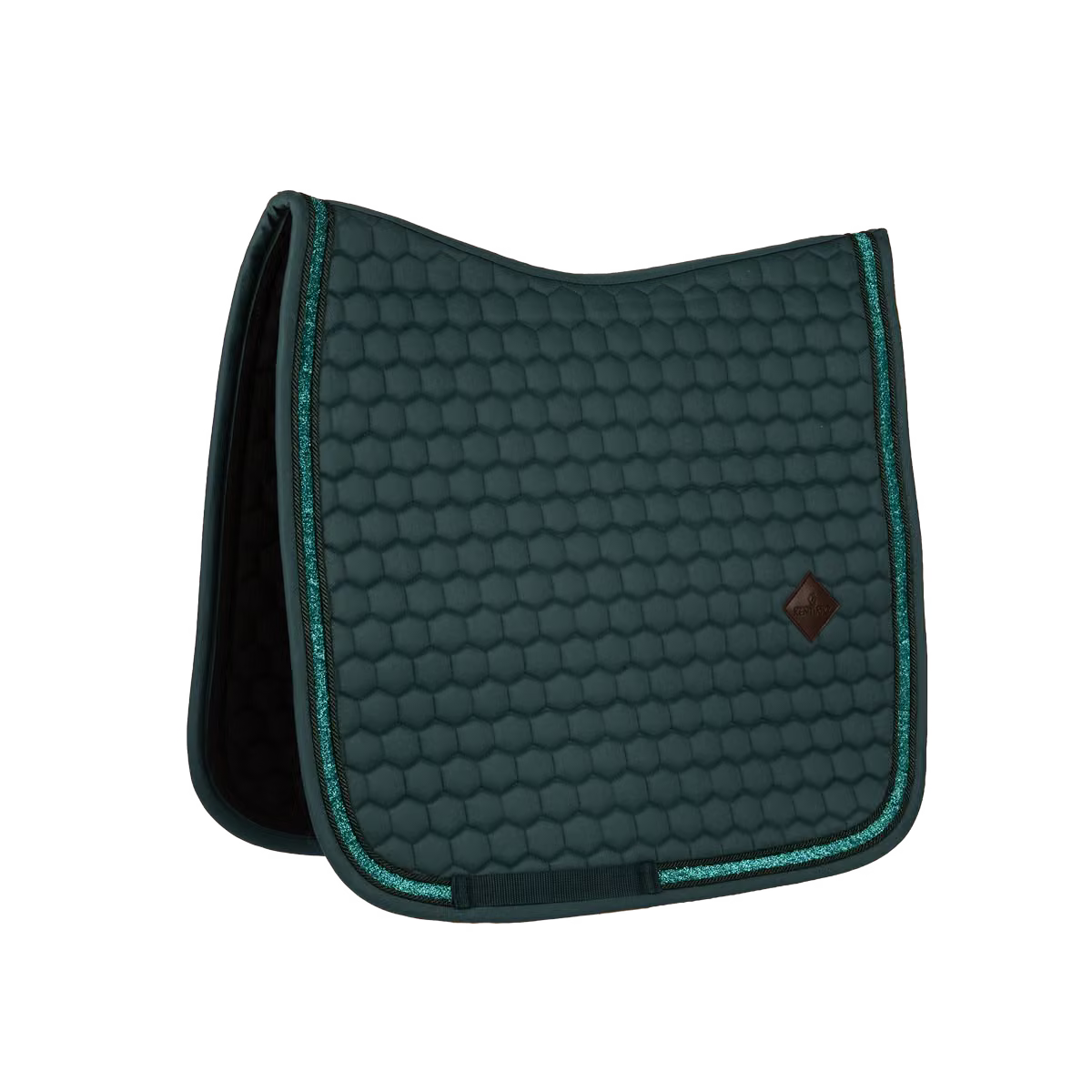 Tapis de selle Glitter Band Dressage Vert - Kentucky