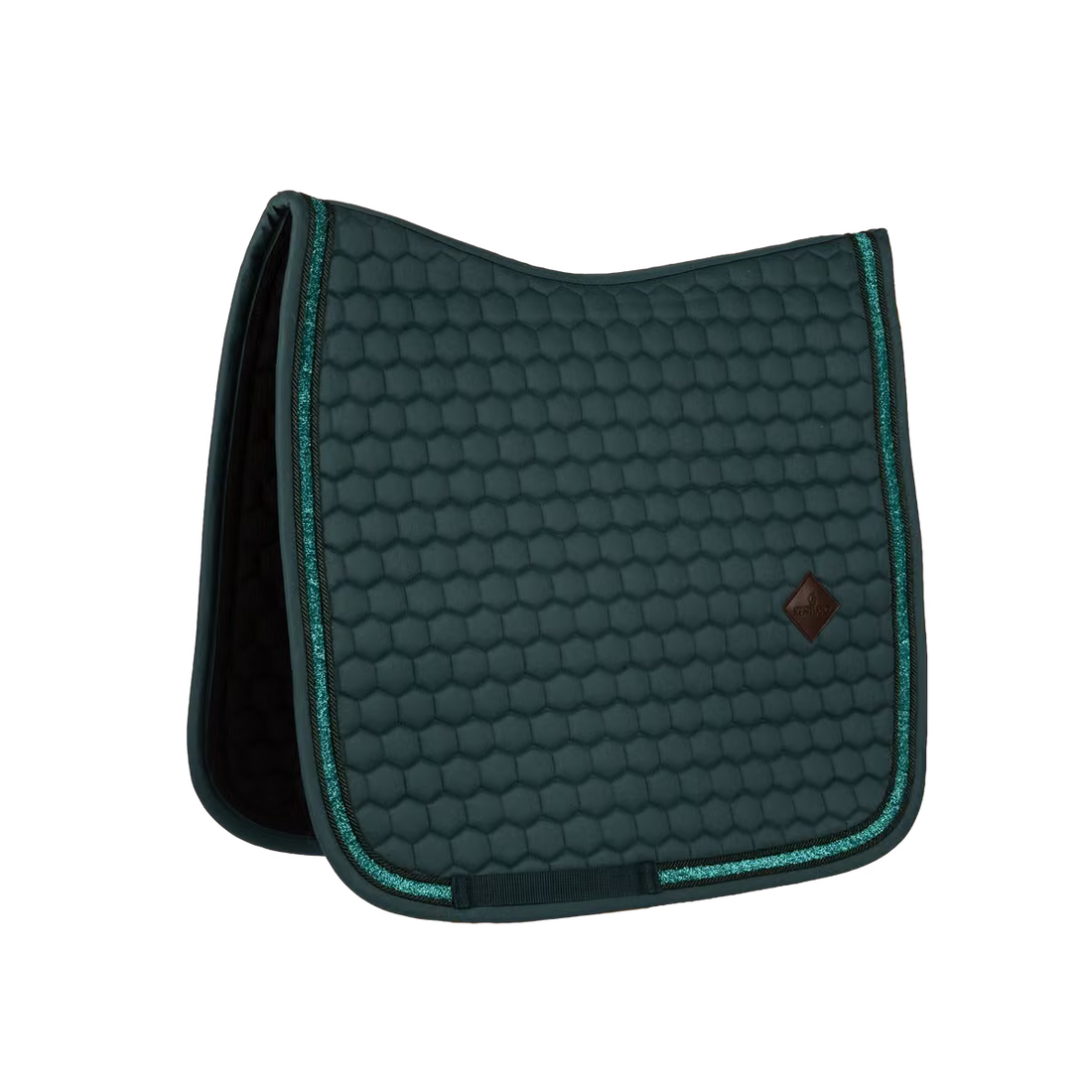 Tapis de selle Glitter Band Dressage Vert - Kentucky