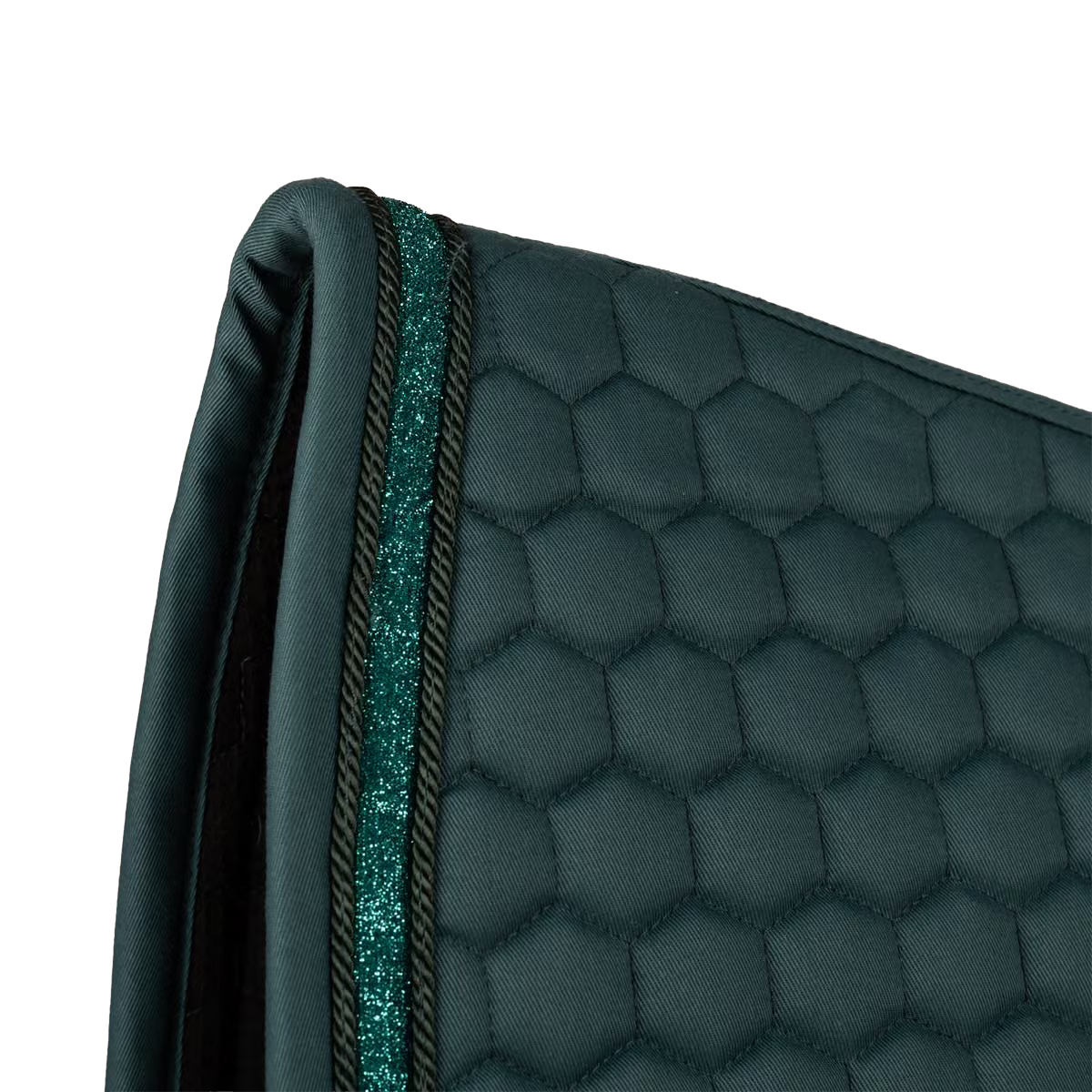 Tapis de selle Glitter Band Dressage Vert - Kentucky