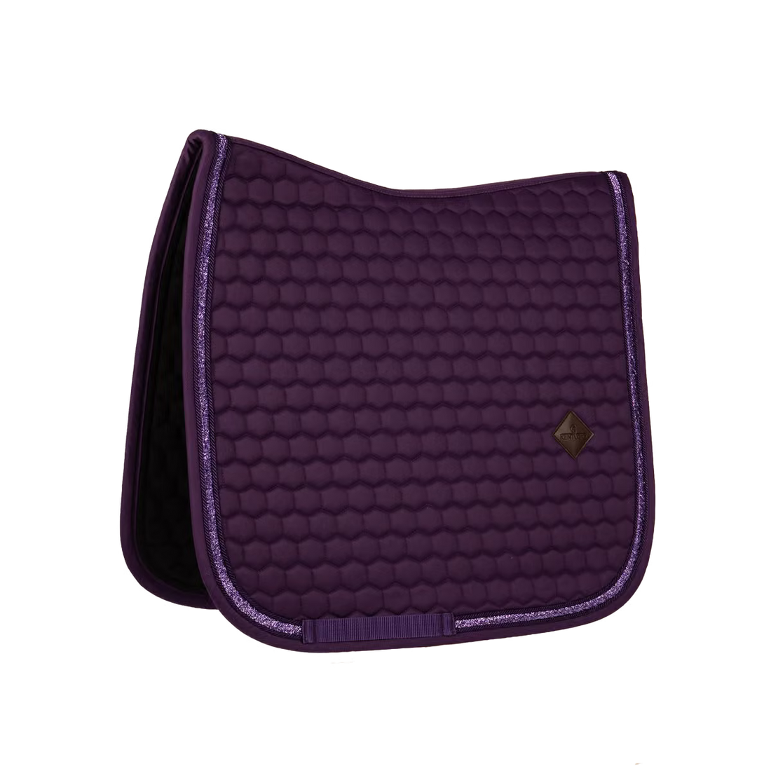 Tapis de selle Glitter Band Dressage Violet - Kentucky