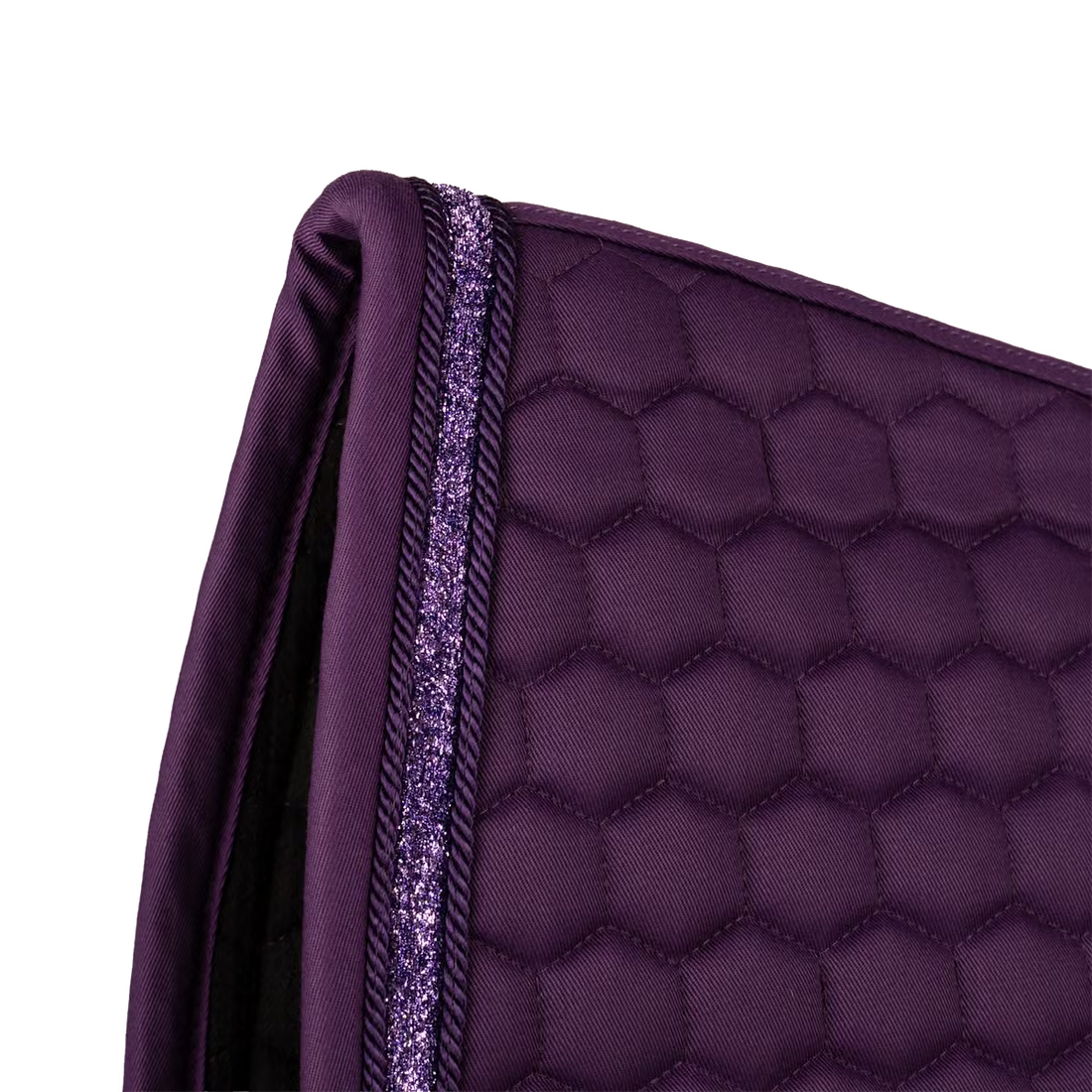 Tapis de selle Glitter Band Dressage Violet - Kentucky