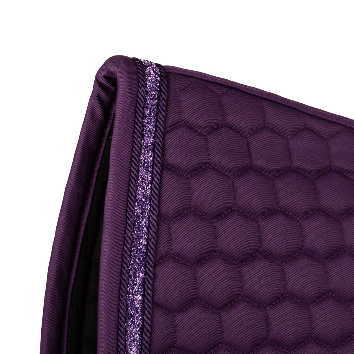 Tapis de selle Glitter Band Dressage Violet - Kentucky