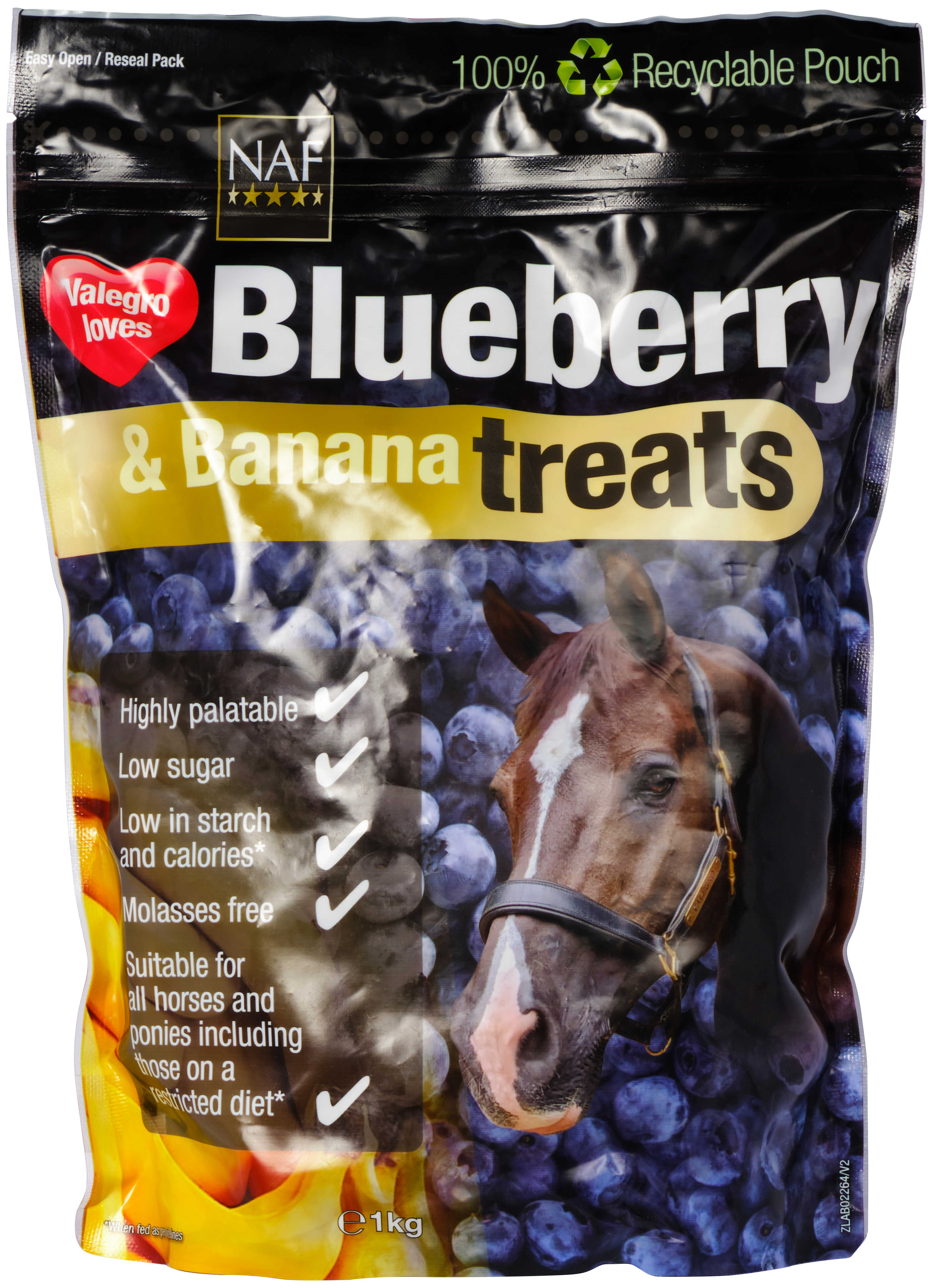 Friandises Appy Treats Myrtille et banane - NAF