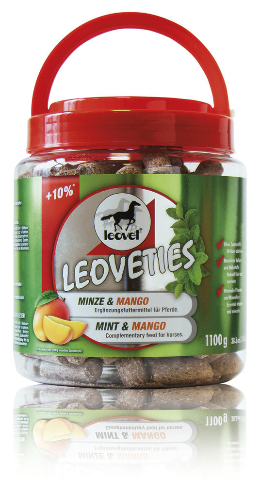Friandises naturelles menthe et mangue - LEOVET
