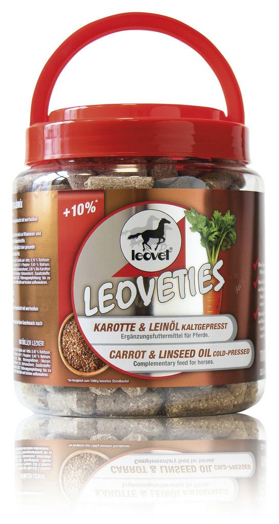 Friandises carotte et huile de lin - LEOVET