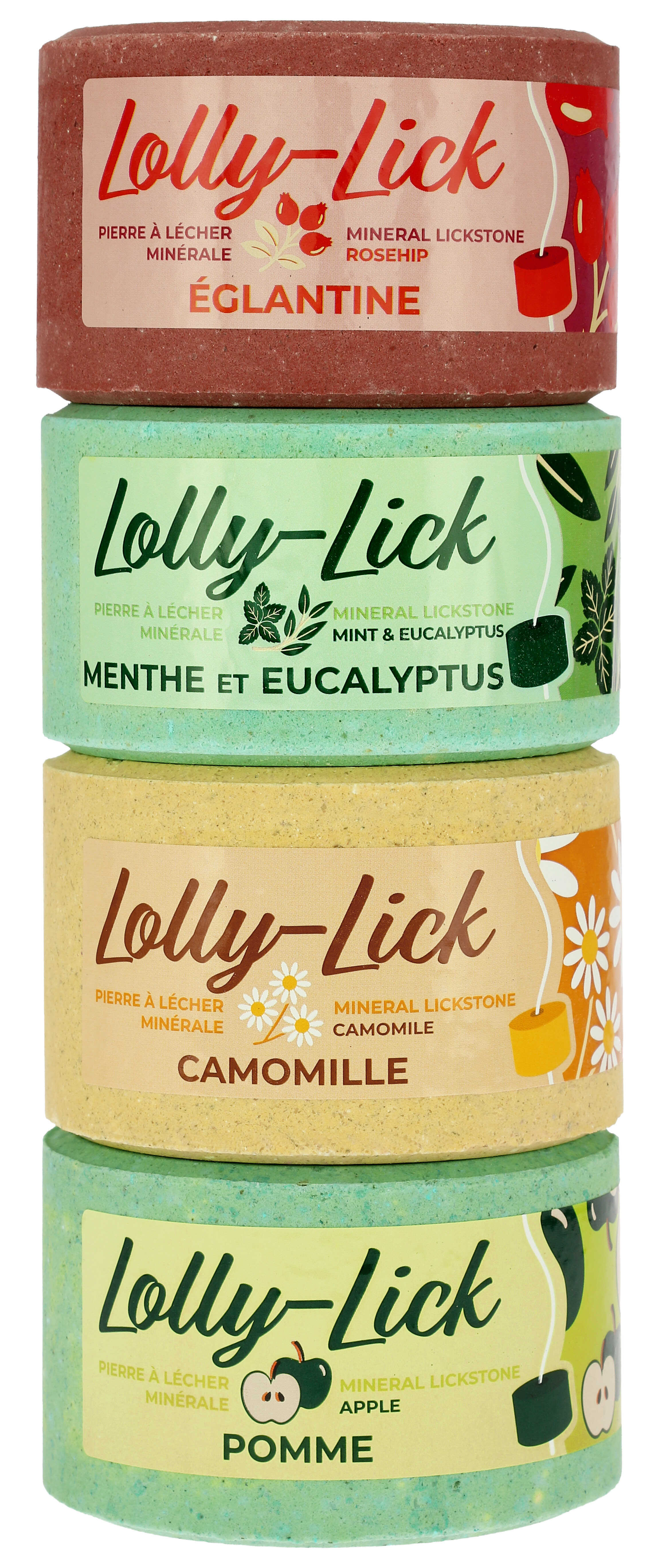 Pierre à sel Lolly Lick Églantine - Hippotonic