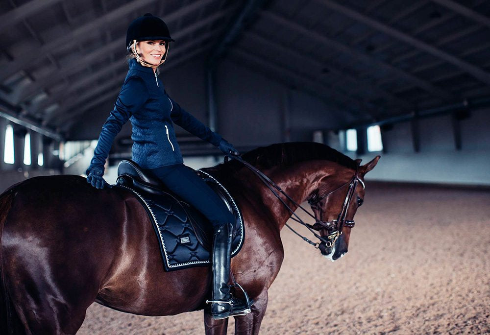 Tapis de selle Equestrian Stockholm - MIDNIGHT BLUE