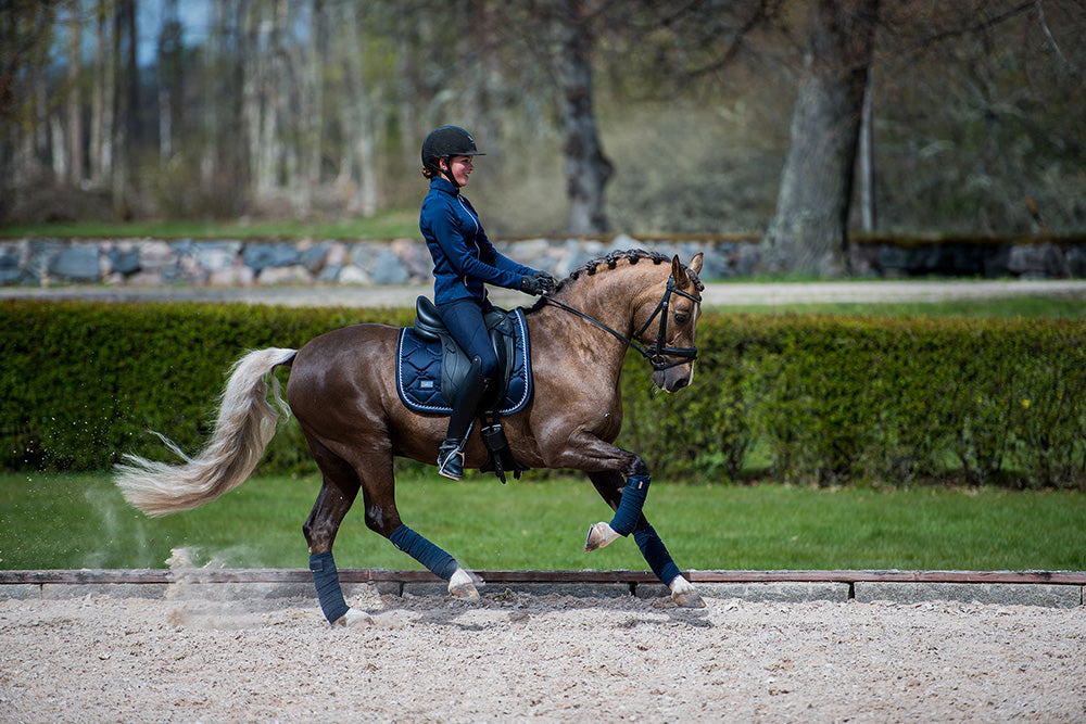 Tapis de selle Equestrian Stockholm - MIDNIGHT BLUE
