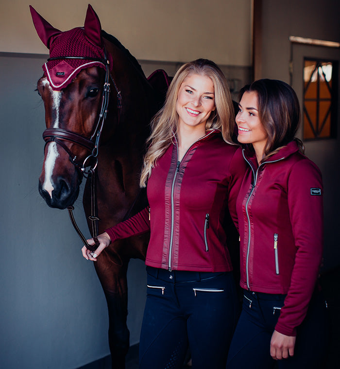 Veste Polaire BORDEAUX - Equestrian Stockholm