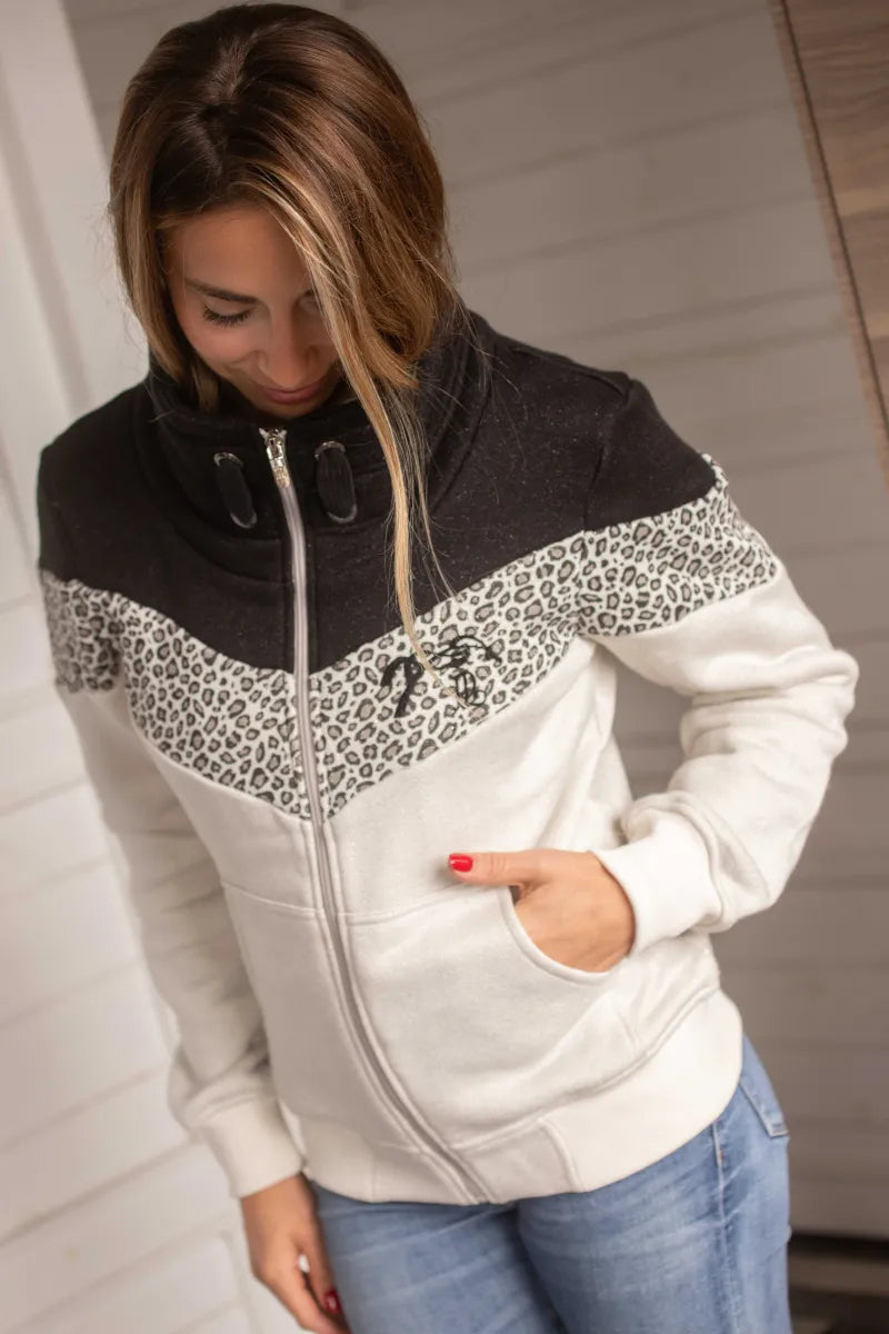 Sweat zippé Leonative - PENELOPE COLLECTION