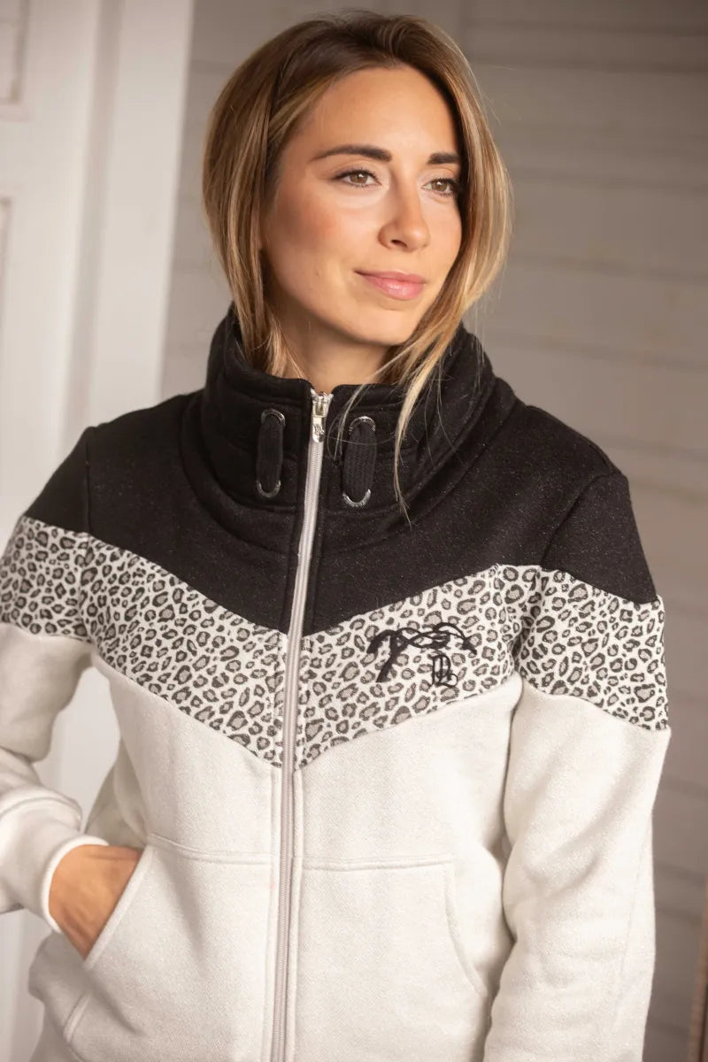 Sweat zippé Leonative - PENELOPE COLLECTION