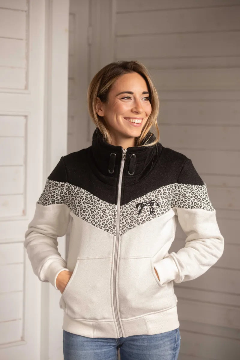 Sweat zippé Leonative - PENELOPE COLLECTION