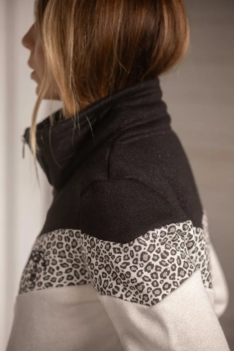 Sweat zippé Leonative - PENELOPE COLLECTION