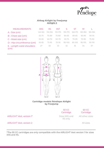Gilet Airbag Airlight 2 - Pénélope Collection