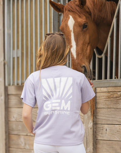 Tee-shirt Sunshine Lilas - GEM