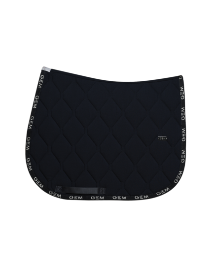 Tapis de selle LOVE Dressage Bleu argent - GEM