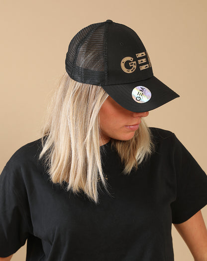 Casquette Ninja Noir logo Léopard - GEM