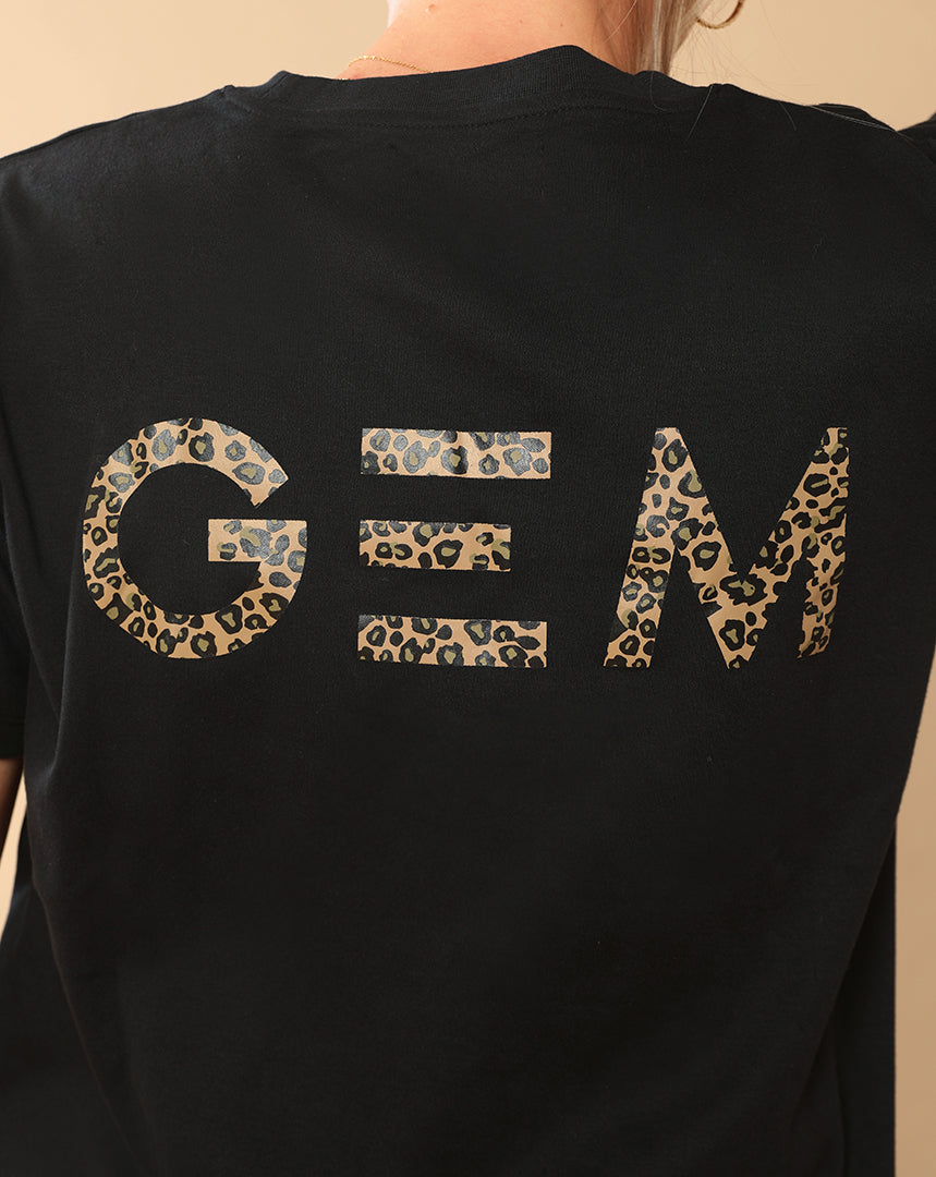T-shirt ECLAIR noir - GEM