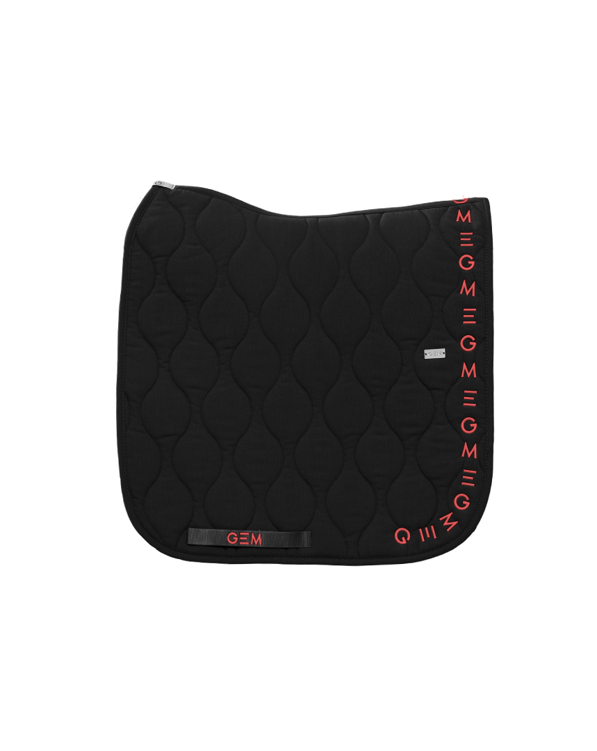 Tapis de selle Essentiel Noir dressage – GEM