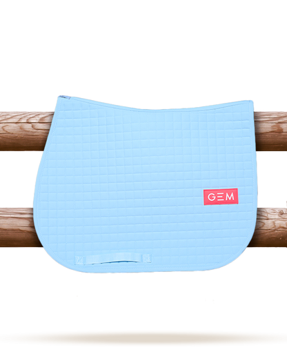 Tapis de selle Obstacle LEO Bleu ciel - GEM
