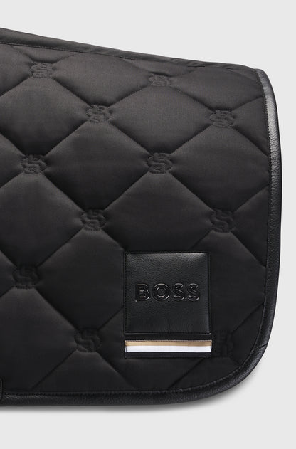 Tapis de selle Noir Solid Black Mixte - Boss Equestrian